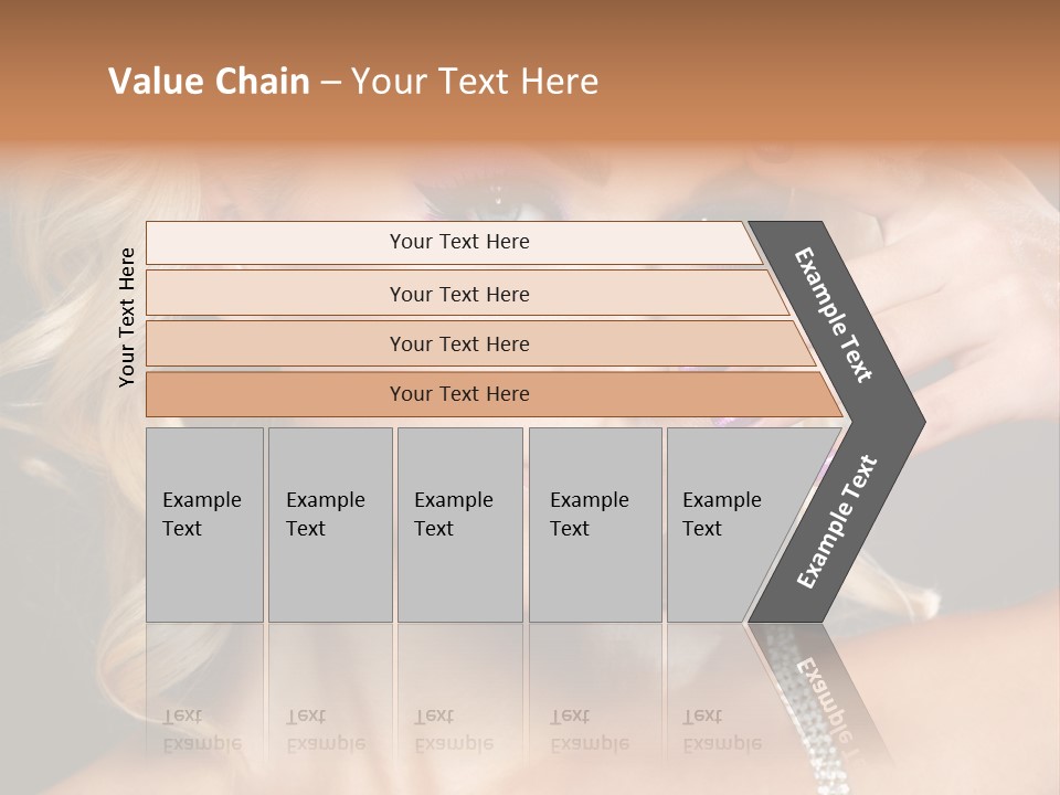 Face Elegance Manicure PowerPoint Template