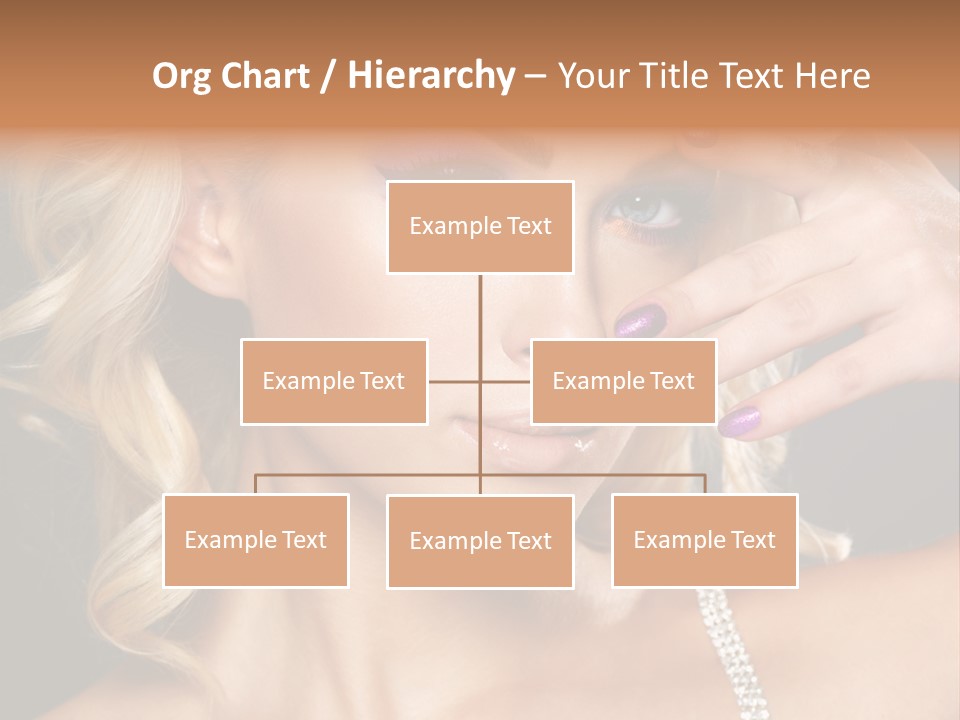 Face Elegance Manicure PowerPoint Template