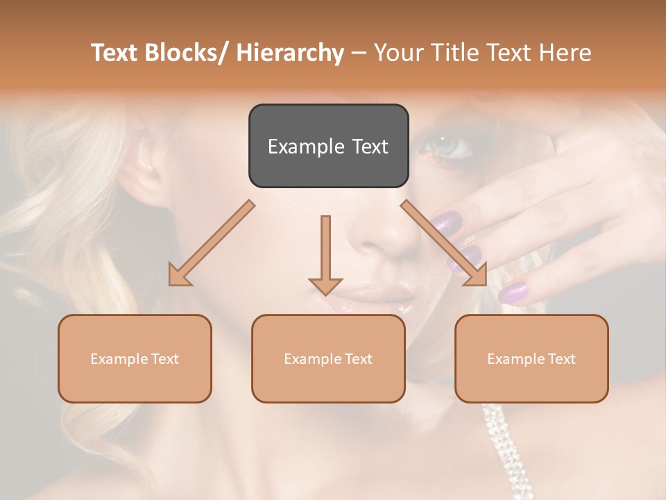 Face Elegance Manicure PowerPoint Template