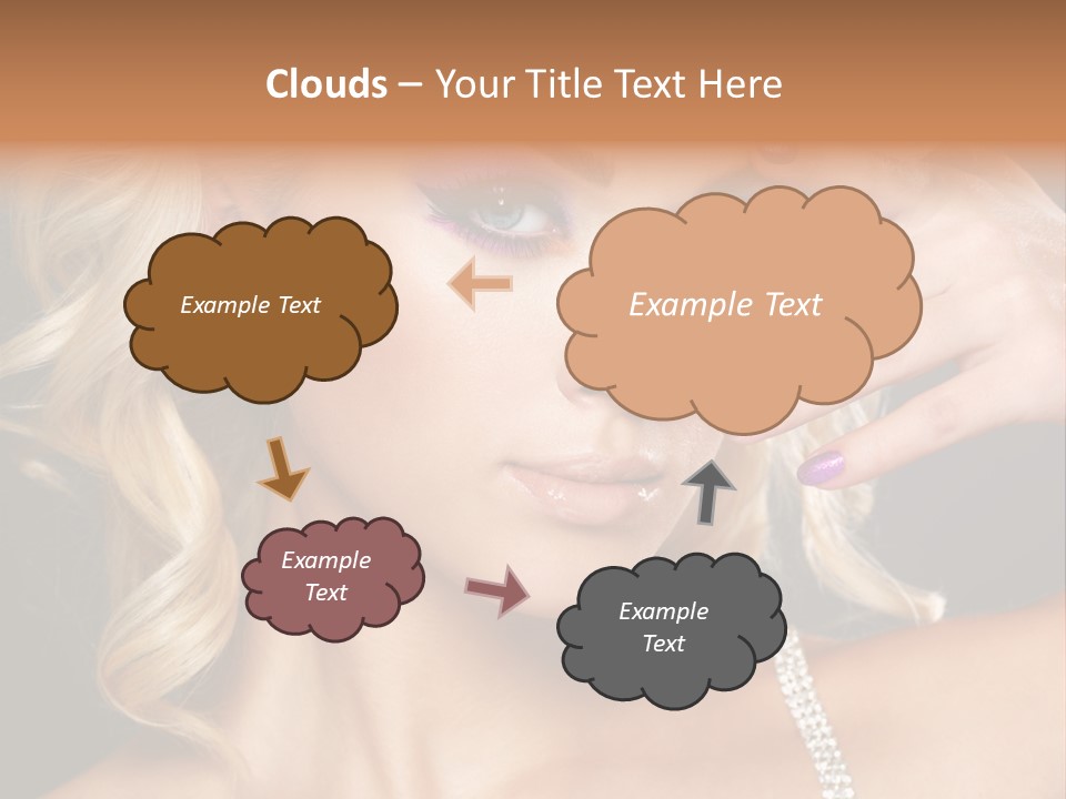 Face Elegance Manicure PowerPoint Template