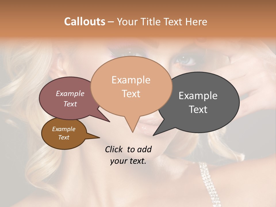 Face Elegance Manicure PowerPoint Template