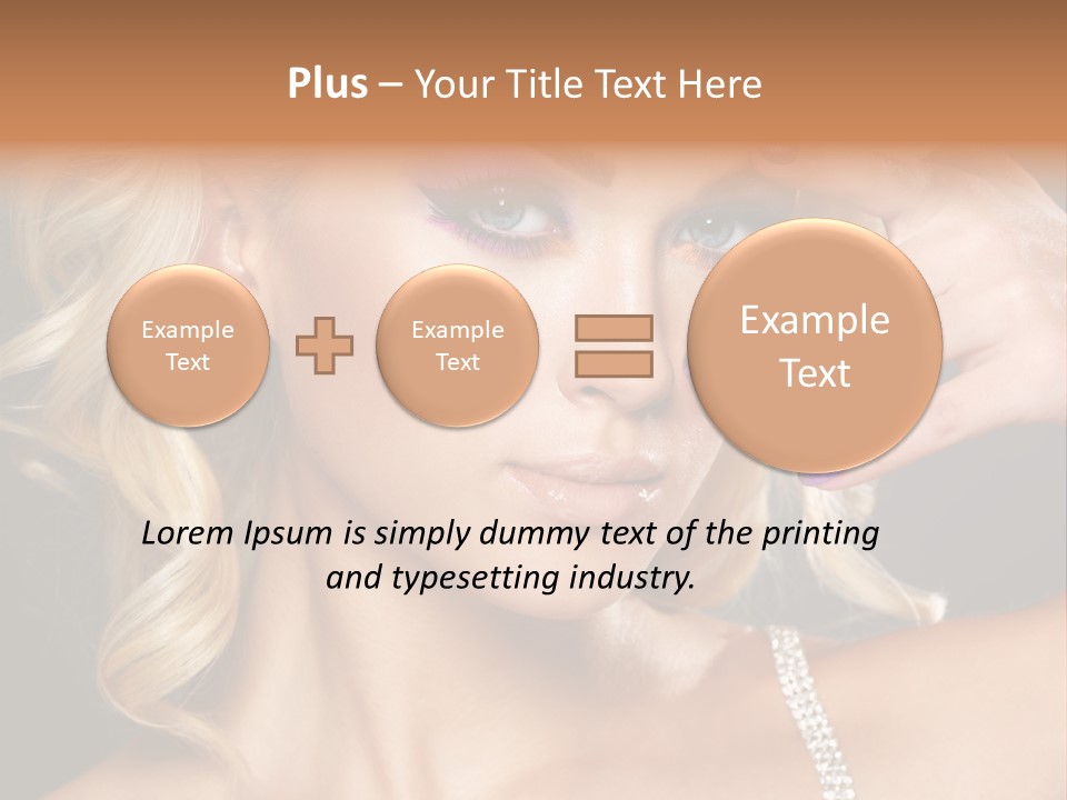 Face Elegance Manicure PowerPoint Template