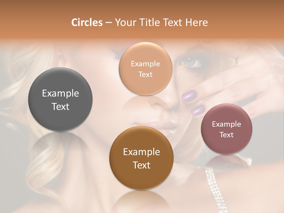 Face Elegance Manicure PowerPoint Template