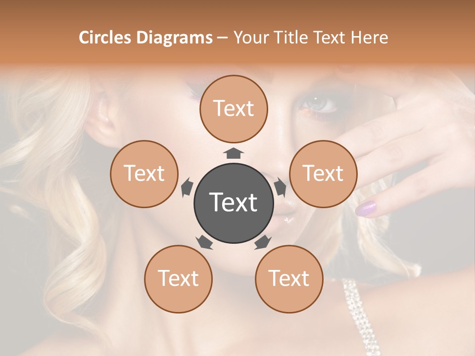 Face Elegance Manicure PowerPoint Template