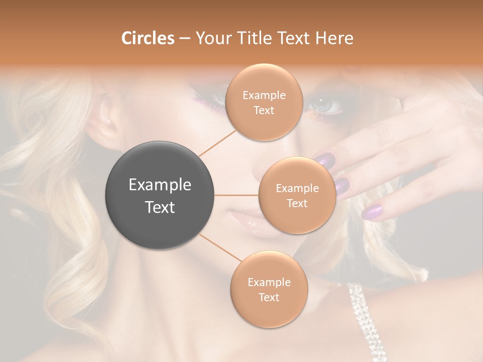 Face Elegance Manicure PowerPoint Template