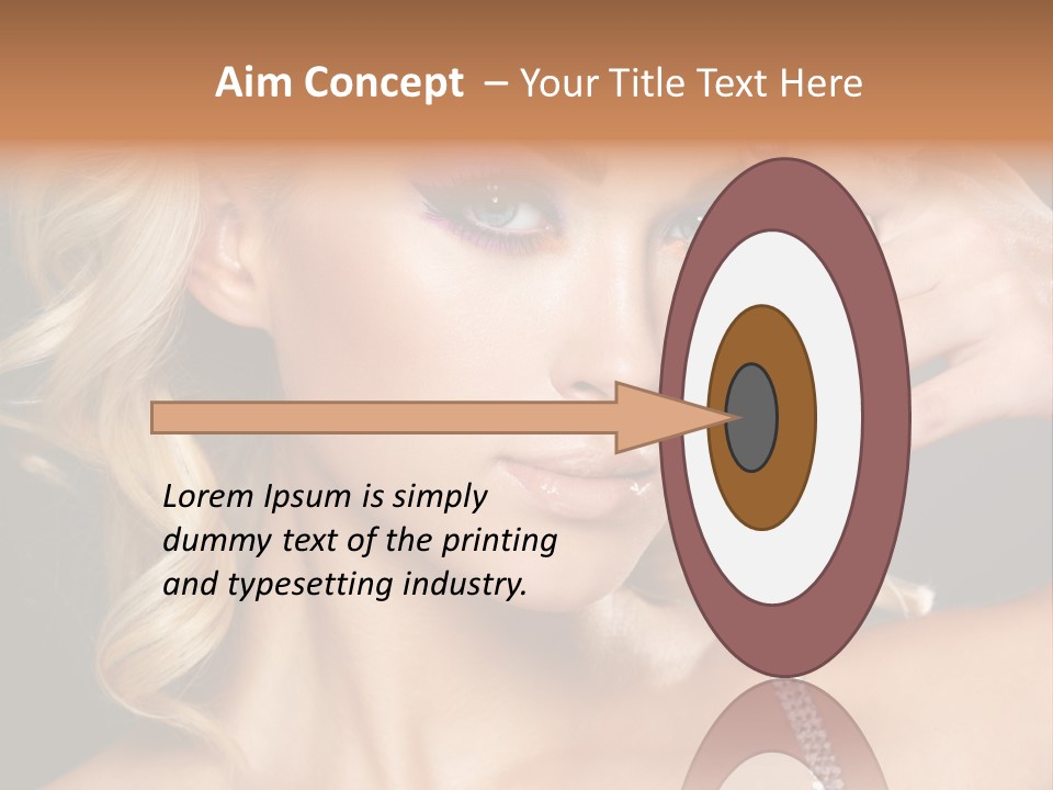 Face Elegance Manicure PowerPoint Template