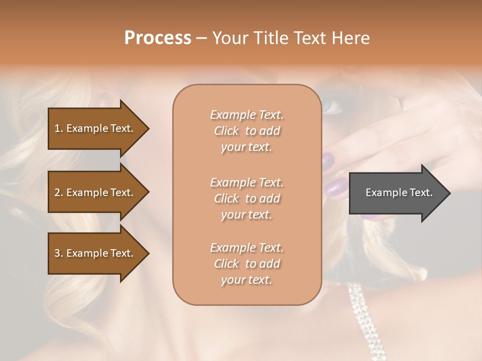 Face Elegance Manicure PowerPoint Template