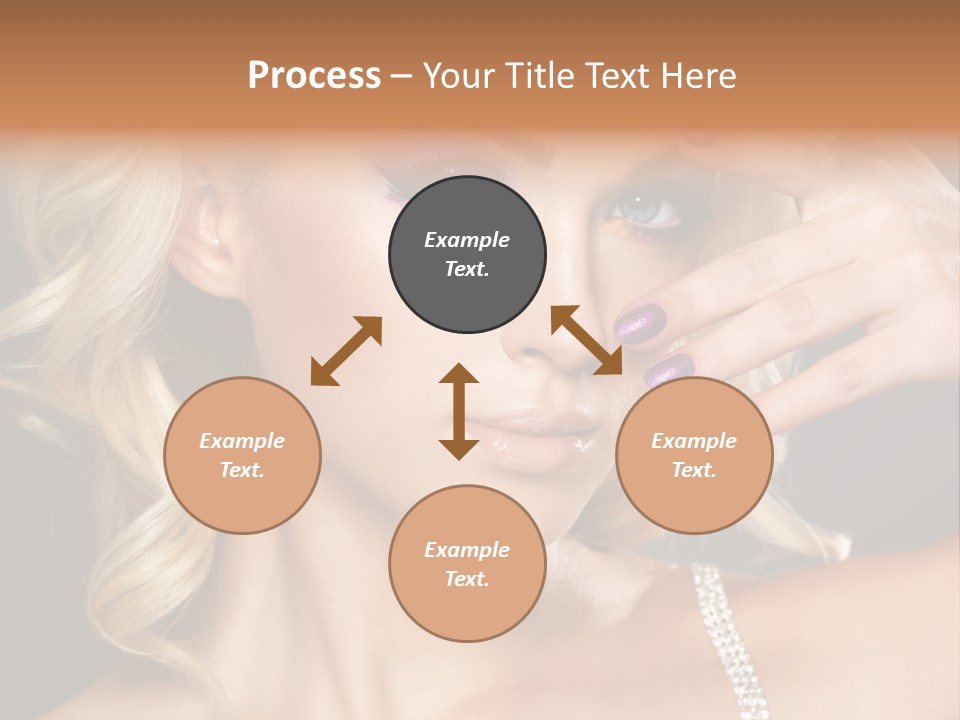 Face Elegance Manicure PowerPoint Template