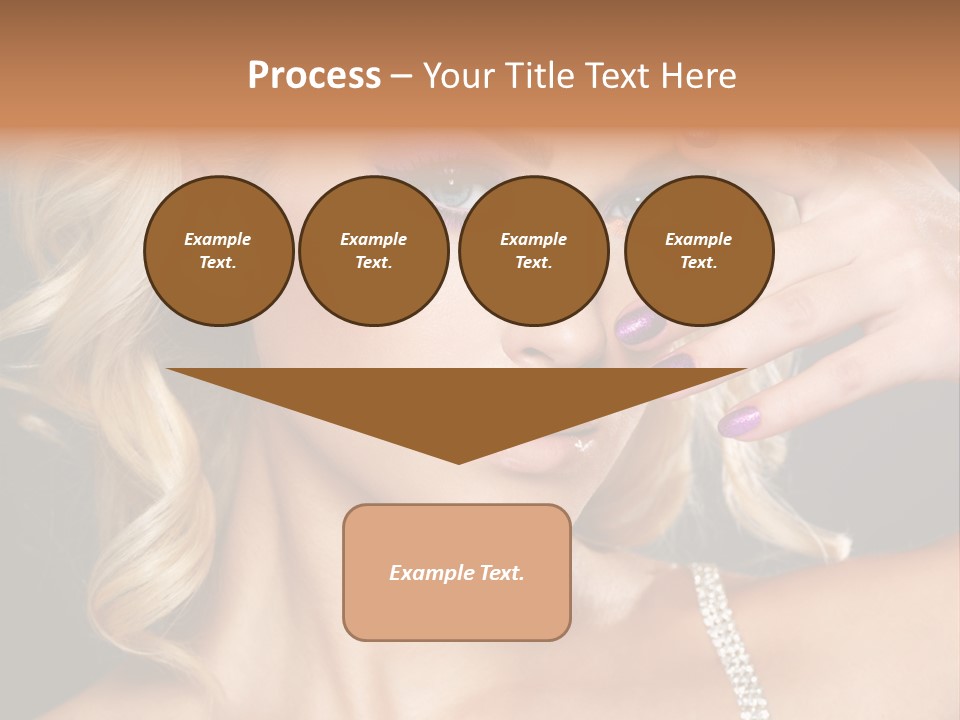 Face Elegance Manicure PowerPoint Template