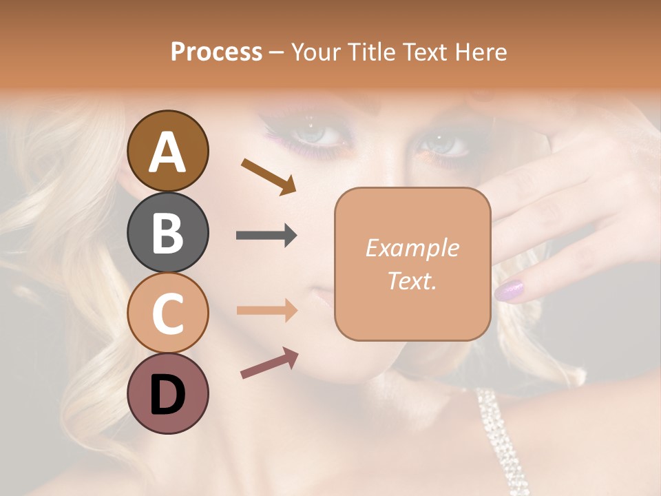 Face Elegance Manicure PowerPoint Template