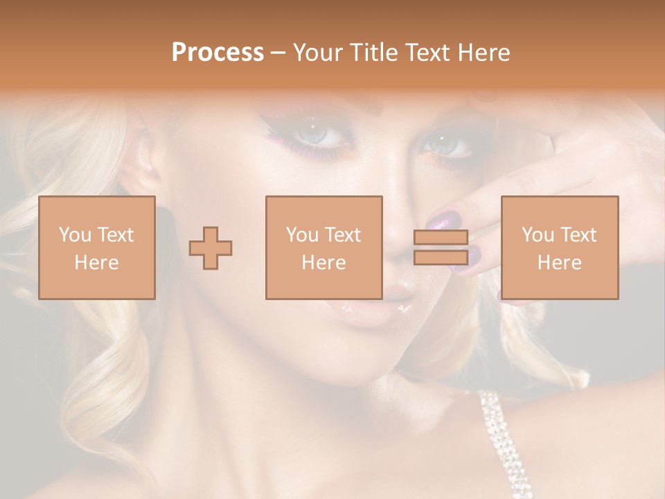 Face Elegance Manicure PowerPoint Template