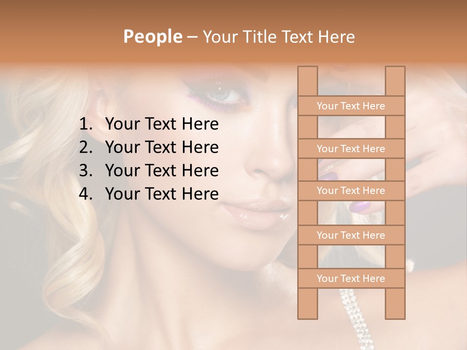 Face Elegance Manicure PowerPoint Template