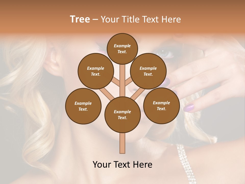 Face Elegance Manicure PowerPoint Template