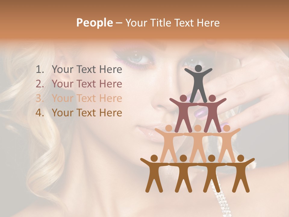 Face Elegance Manicure PowerPoint Template