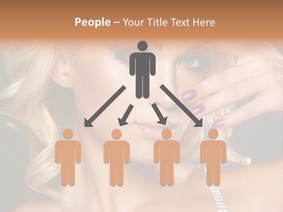 Face Elegance Manicure PowerPoint Template