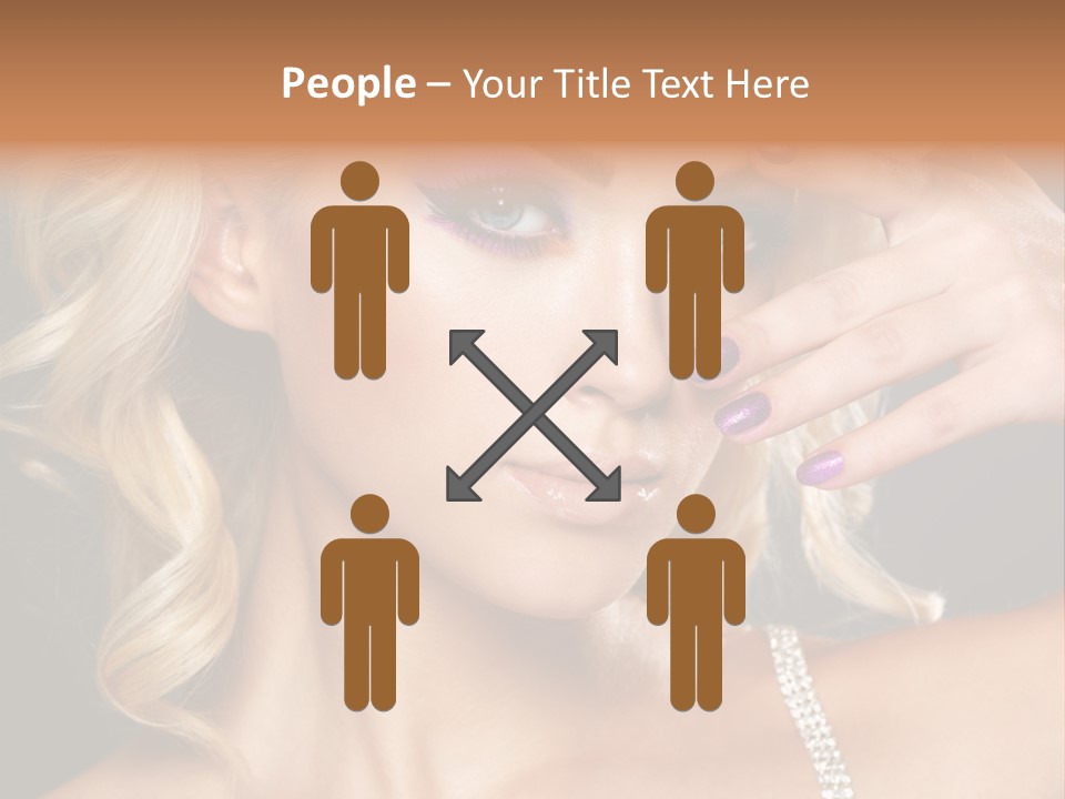 Face Elegance Manicure PowerPoint Template