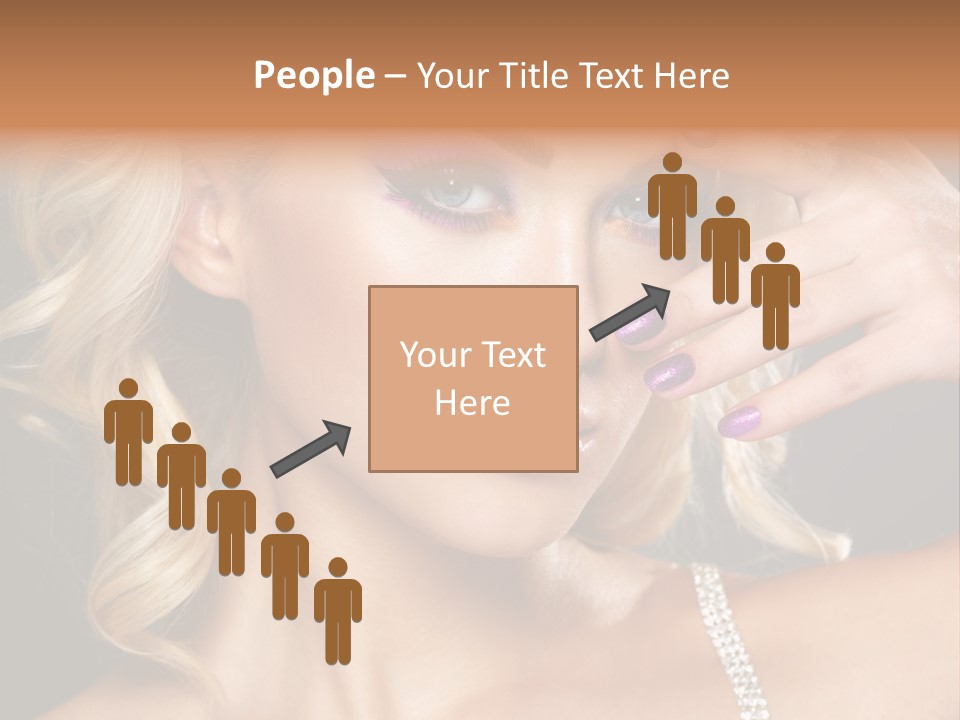 Face Elegance Manicure PowerPoint Template