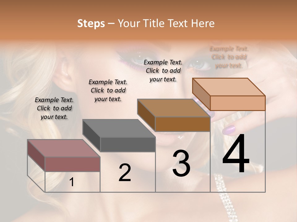 Face Elegance Manicure PowerPoint Template