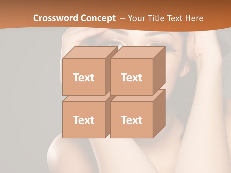 Beautiful Nails Woman Beauty Nails PowerPoint Template