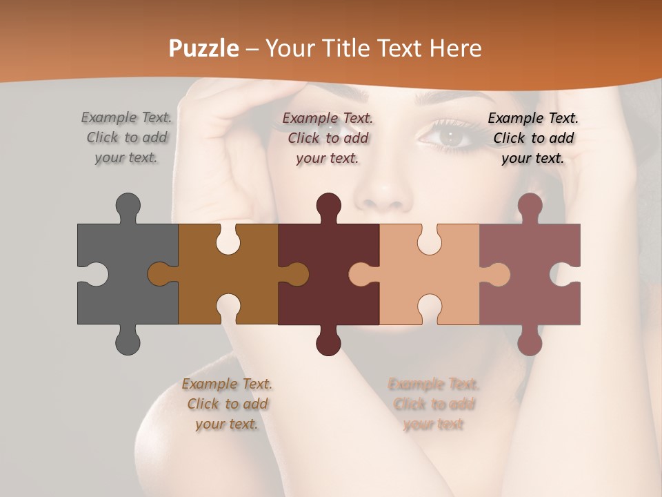 Beautiful Nails Woman Beauty Nails PowerPoint Template