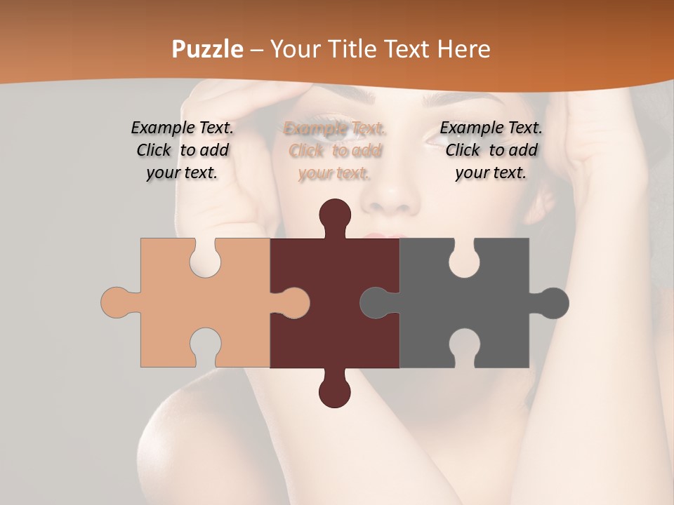 Beautiful Nails Woman Beauty Nails PowerPoint Template