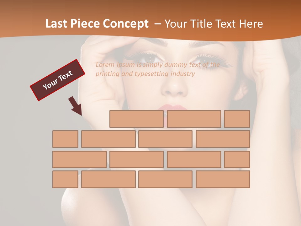 Beautiful Nails Woman Beauty Nails PowerPoint Template