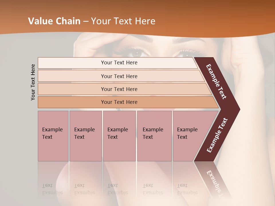 Beautiful Nails Woman Beauty Nails PowerPoint Template