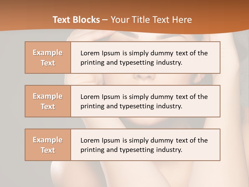 Beautiful Nails Woman Beauty Nails PowerPoint Template