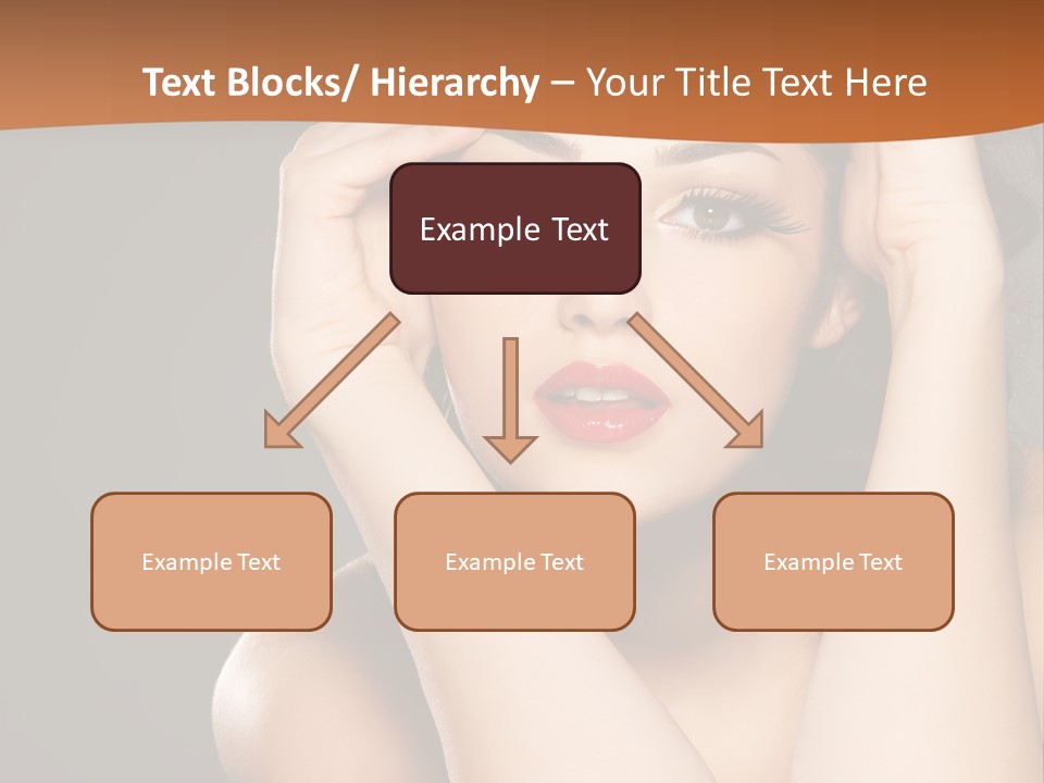 Beautiful Nails Woman Beauty Nails PowerPoint Template