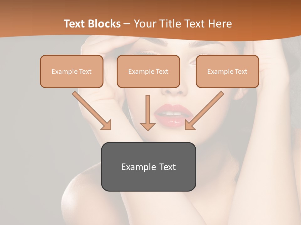 Beautiful Nails Woman Beauty Nails PowerPoint Template