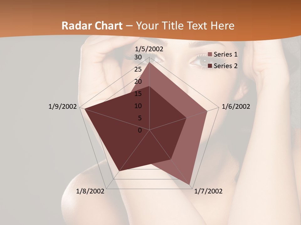 Beautiful Nails Woman Beauty Nails PowerPoint Template