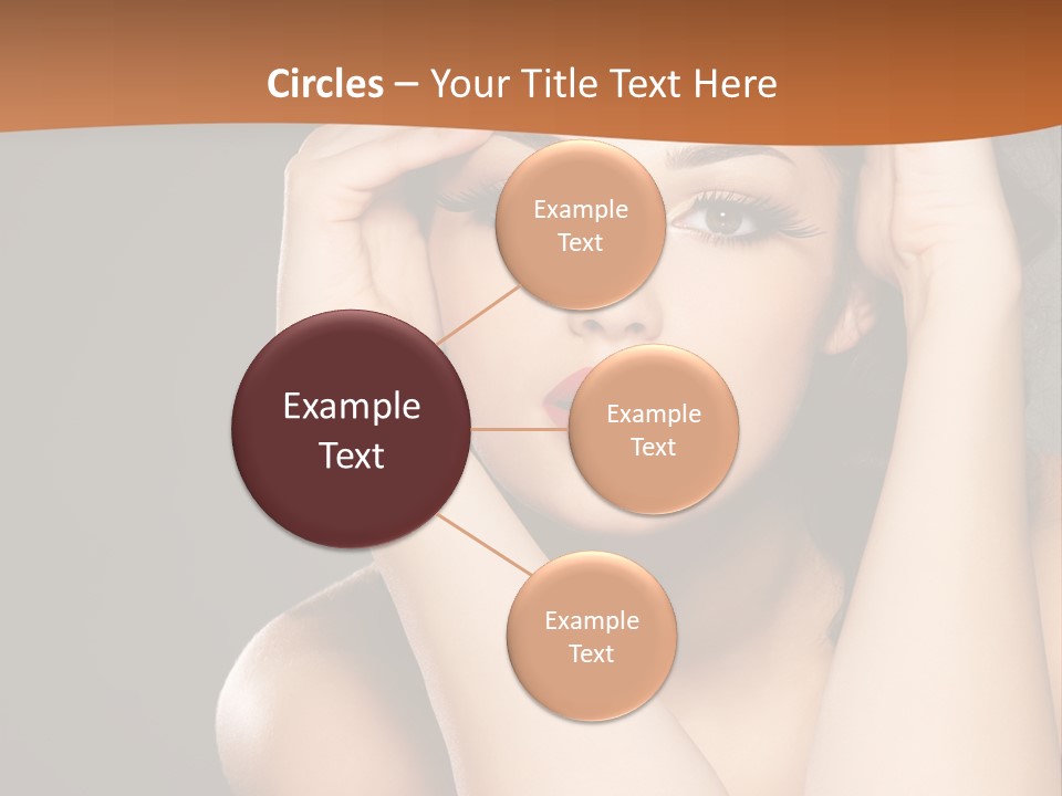 Beautiful Nails Woman Beauty Nails PowerPoint Template