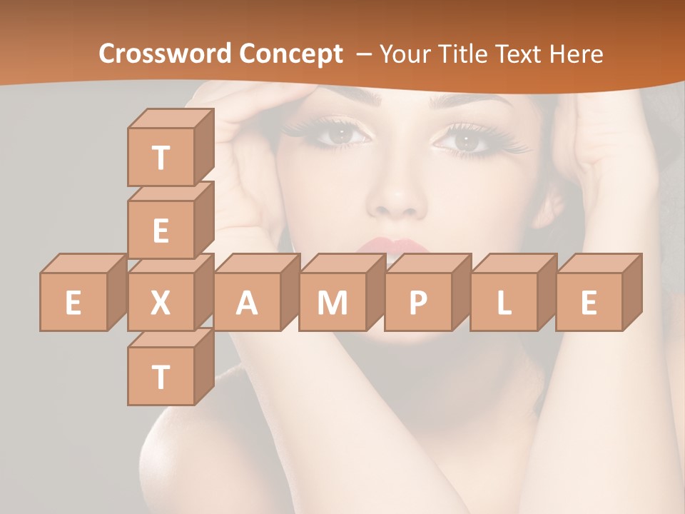 Beautiful Nails Woman Beauty Nails PowerPoint Template