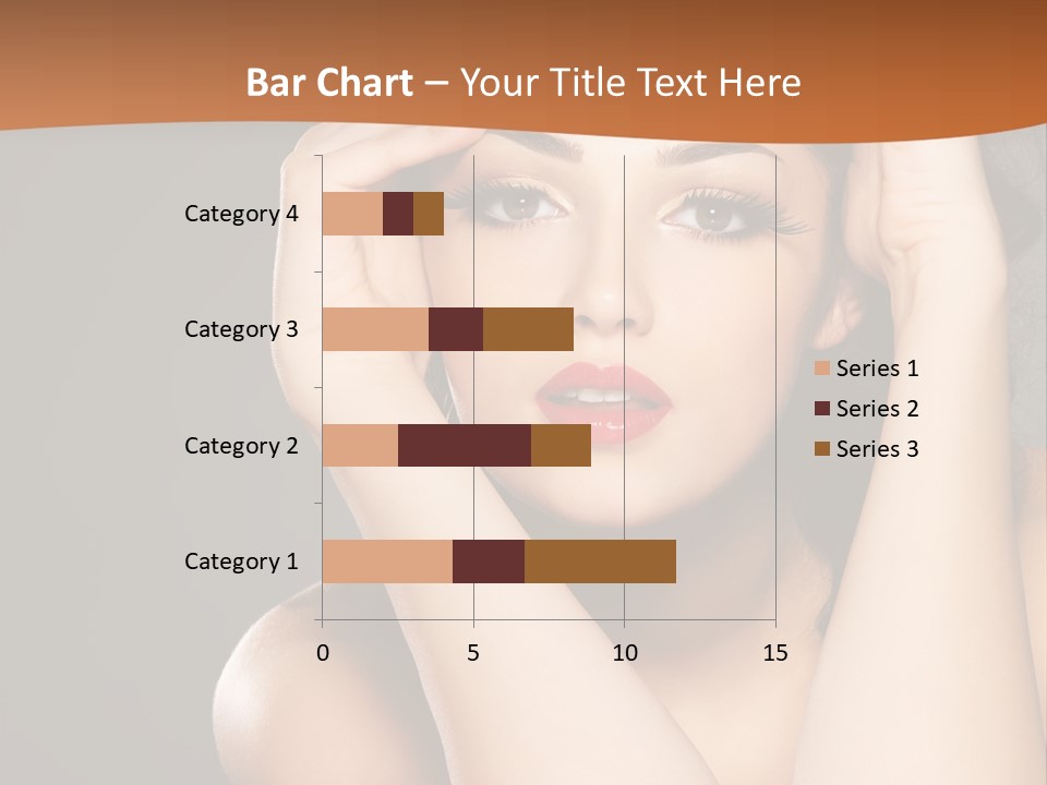 Beautiful Nails Woman Beauty Nails PowerPoint Template