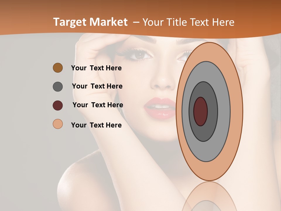 Beautiful Nails Woman Beauty Nails PowerPoint Template