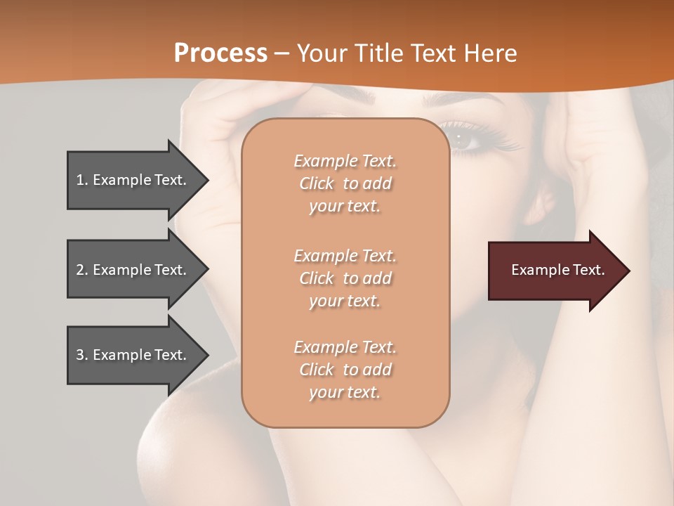 Beautiful Nails Woman Beauty Nails PowerPoint Template