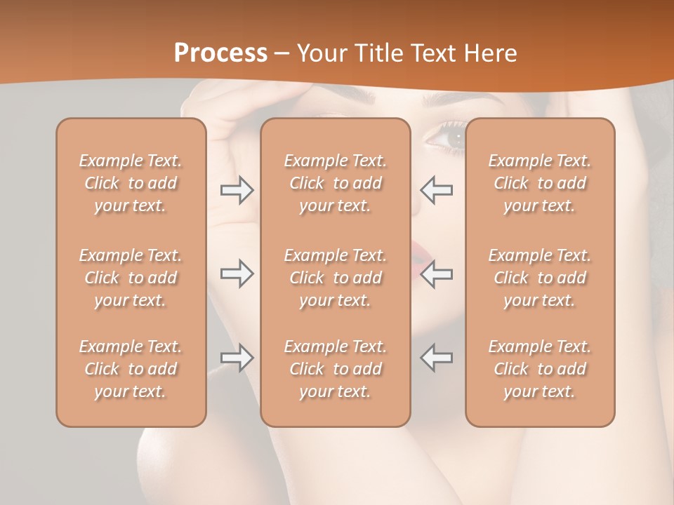 Beautiful Nails Woman Beauty Nails PowerPoint Template