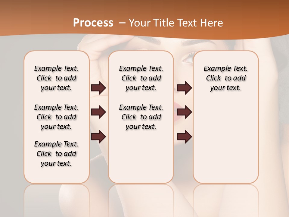 Beautiful Nails Woman Beauty Nails PowerPoint Template