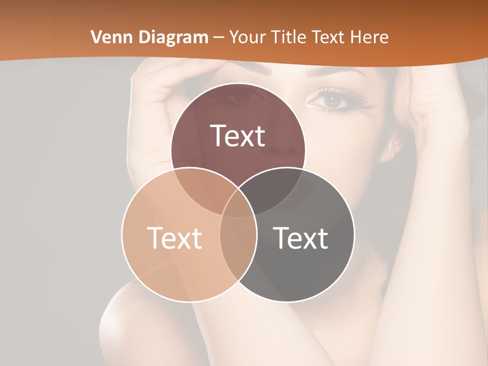 Beautiful Nails Woman Beauty Nails PowerPoint Template