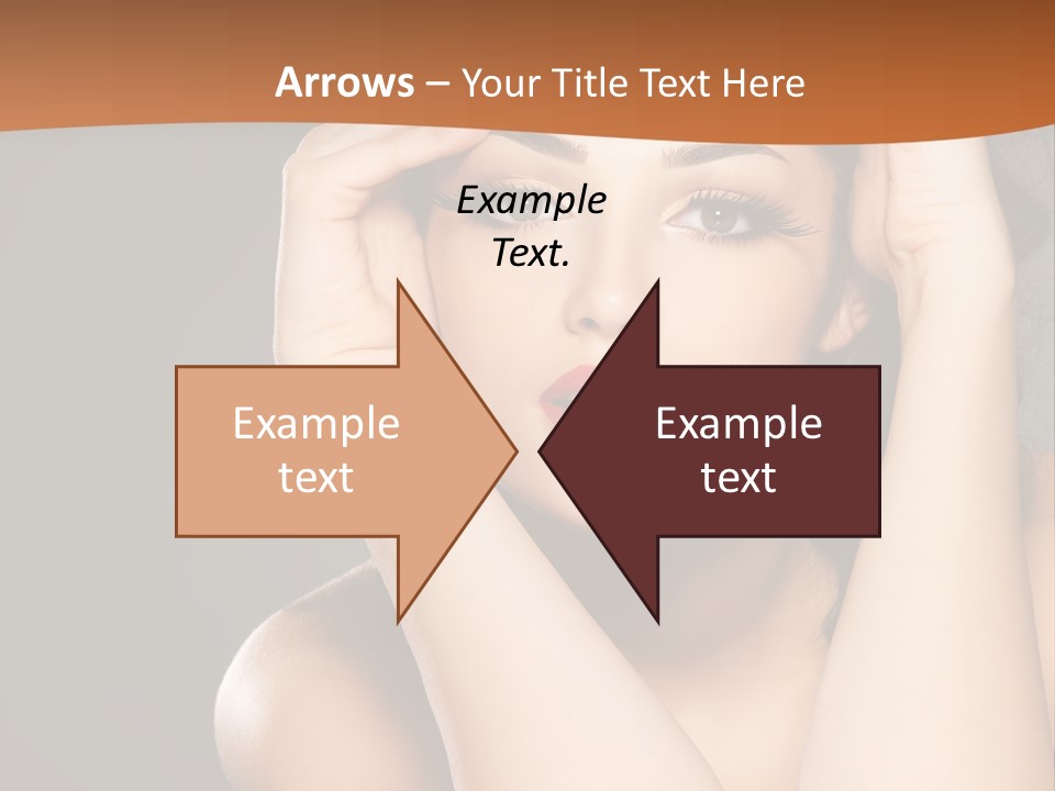 Beautiful Nails Woman Beauty Nails PowerPoint Template