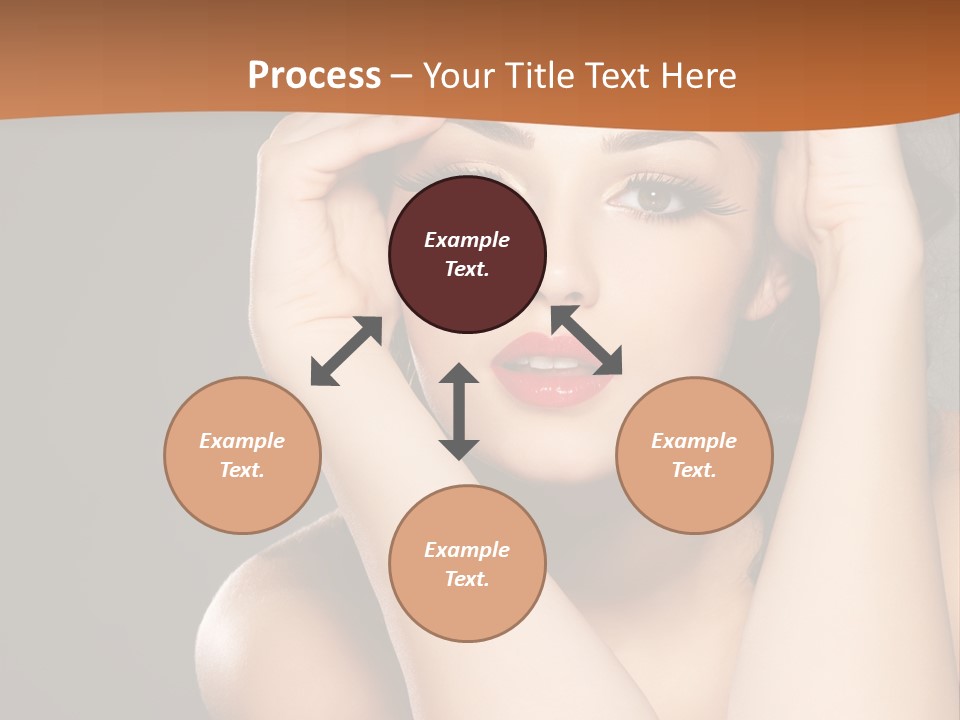 Beautiful Nails Woman Beauty Nails PowerPoint Template