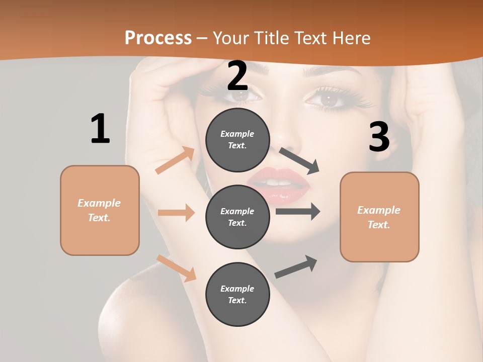 Beautiful Nails Woman Beauty Nails PowerPoint Template