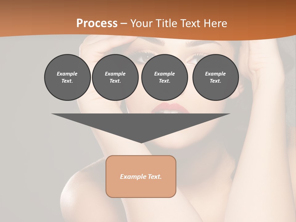 Beautiful Nails Woman Beauty Nails PowerPoint Template