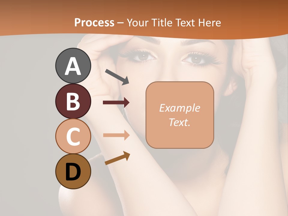 Beautiful Nails Woman Beauty Nails PowerPoint Template