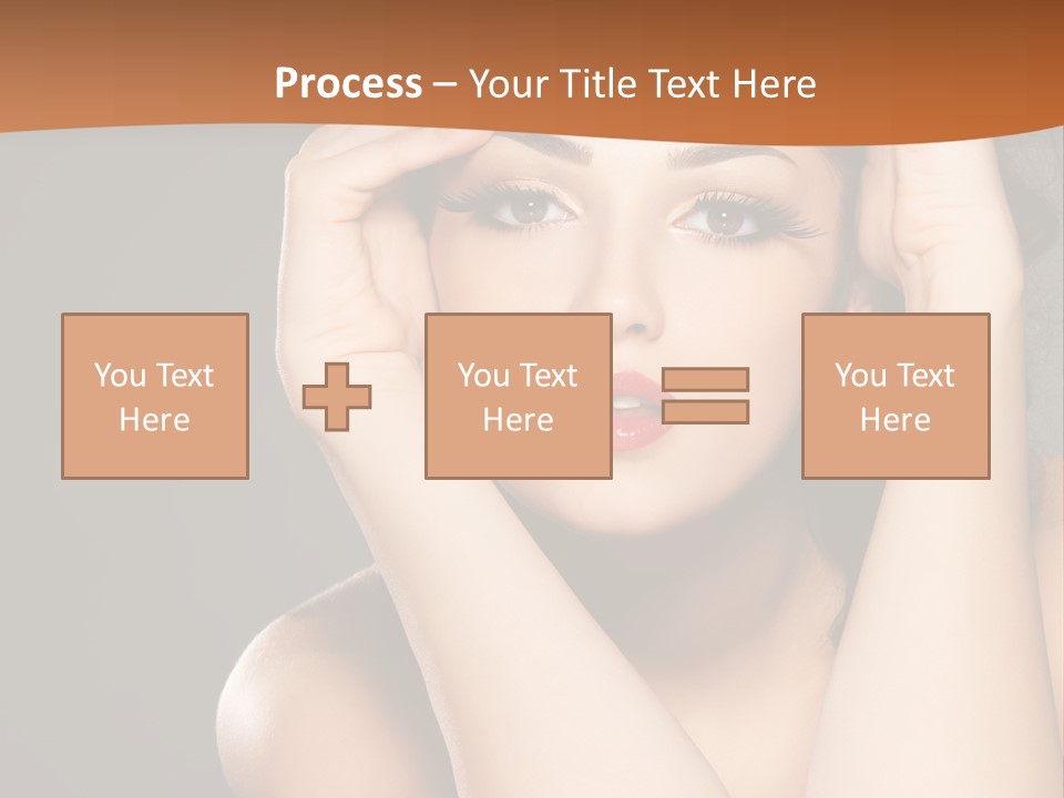 Beautiful Nails Woman Beauty Nails PowerPoint Template
