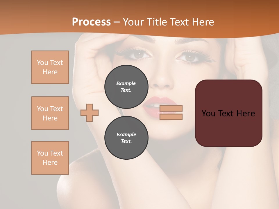 Beautiful Nails Woman Beauty Nails PowerPoint Template