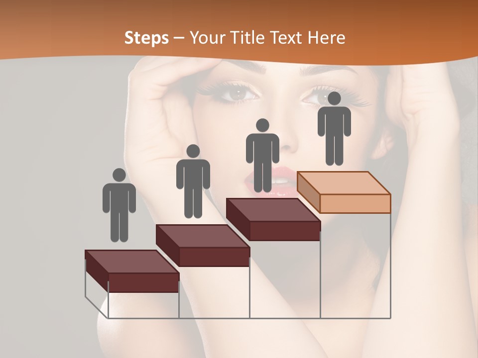 Beautiful Nails Woman Beauty Nails PowerPoint Template