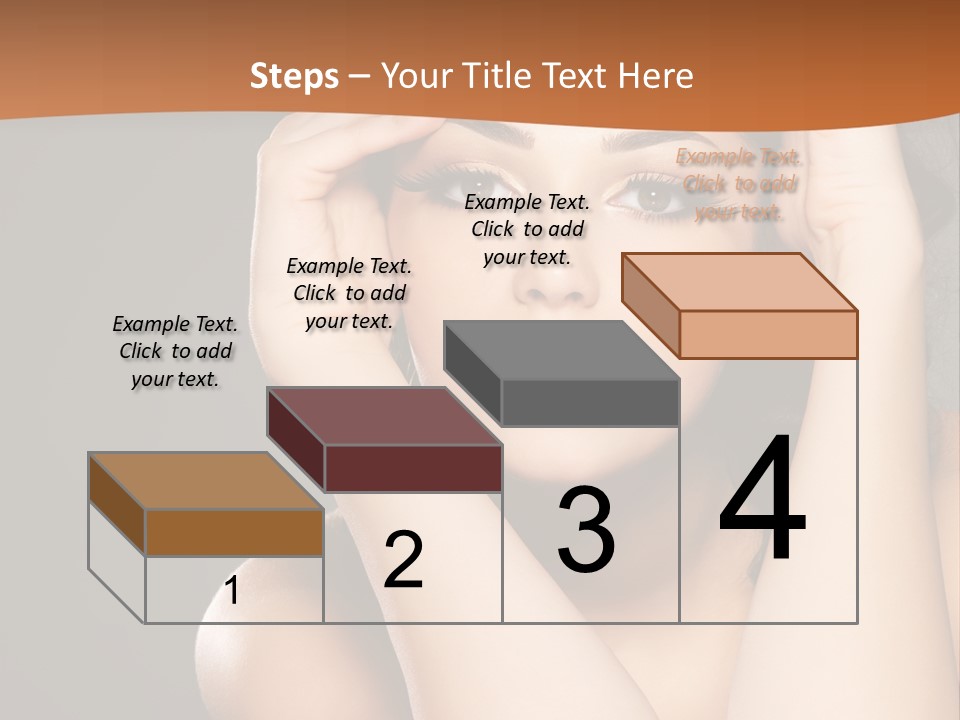 Beautiful Nails Woman Beauty Nails PowerPoint Template