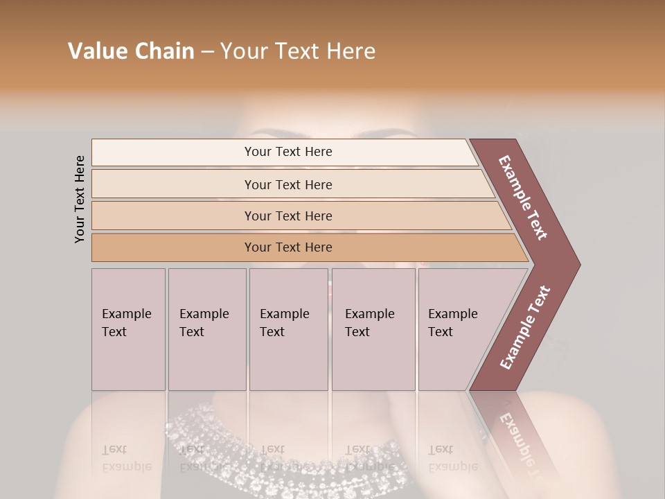 Eyeshadow Beauty Nails Red Lips PowerPoint Template