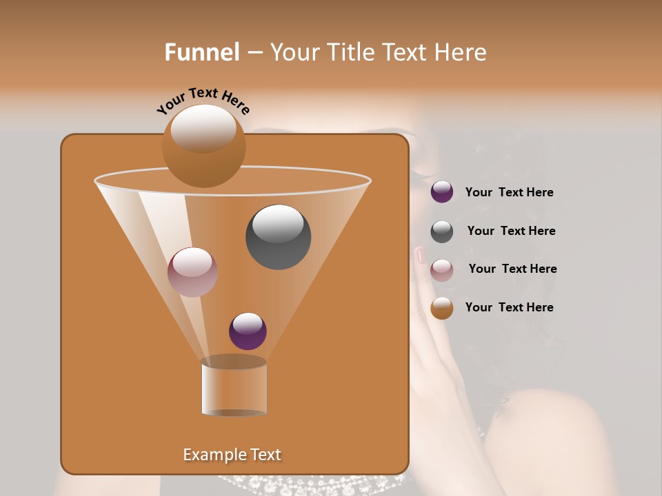 Eyeshadow Beauty Nails Red Lips PowerPoint Template